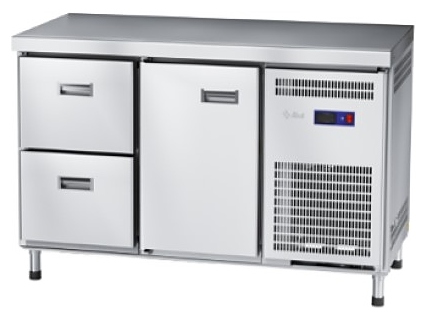Стол холодильный Abat СХС-60-01 (ящики 1/2, дверь, без борта)