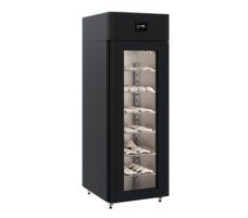 Шкаф отложенной расстойки POLAIR CS107 Bakery Br стеклянная дверь, черный, тип 2