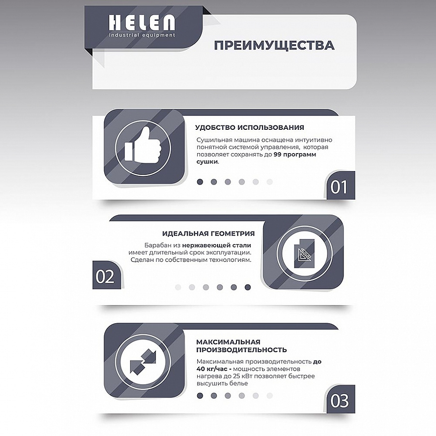 Машина сушильная HELEN HD 20 Basic